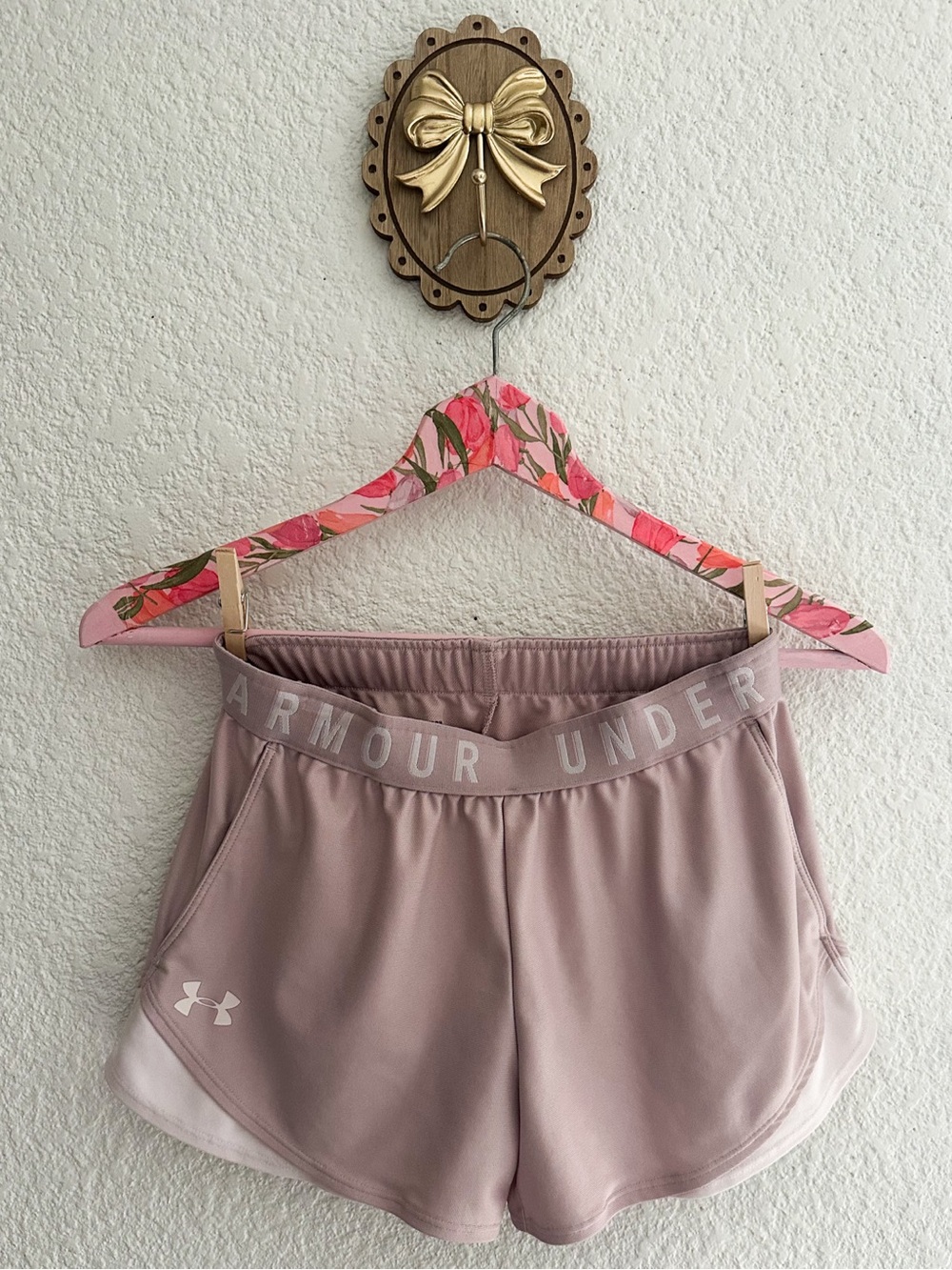 Under Armour Women's Dusty Rose Athletic Shorts